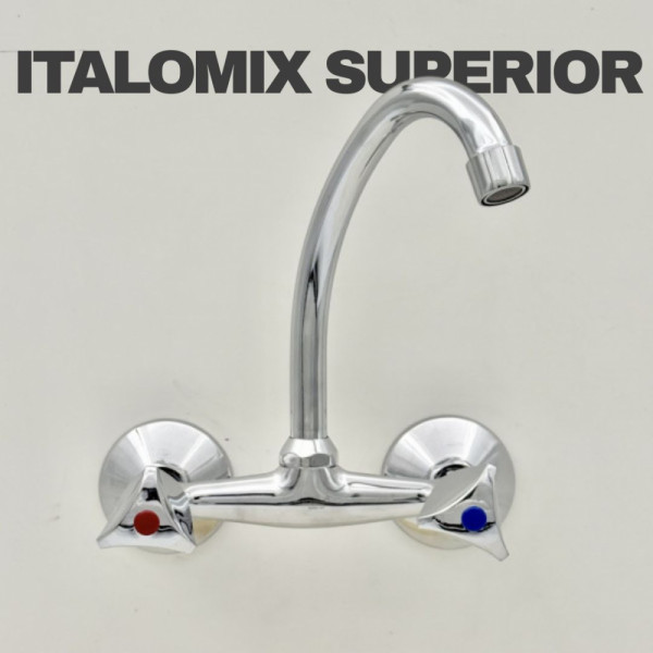 Класическа смесителна батерия ITALOMIX А423 за кухня и баня, стенна